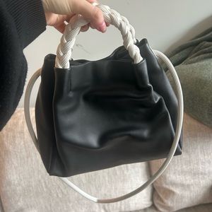 Black & White Crossbody Bag